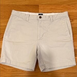 J. Crew Men's Khaki Flat Front Shorts